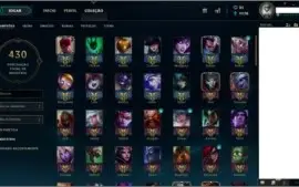 CONTA GOLD V COM BORDA 97 CHAMPS 39 SKINS GRAVES VITORIOSO