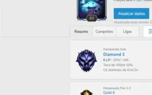 Conta Diamante 4 59% de winrate no precinho