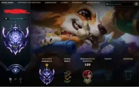 Conta Diamante 4 59% de winrate no precinho