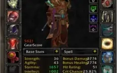 Conta wowbrasil Mage 6.1 gs pve
