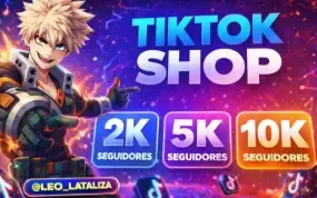 Contas TikTok Shop 2-10k seguidores - Seguidores Reais