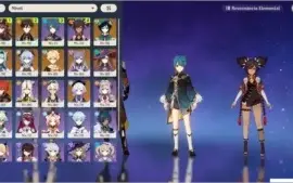 Conta Ar56, Eula + Ganyu + HuTao as 3 Melhores DPS do game.