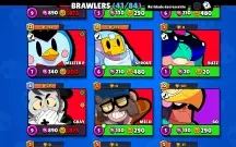 Conta brawl stars 3 lendários desbloqueando kanji!!