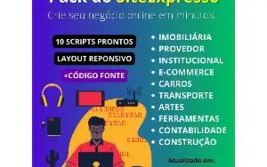 Site Expresso – 10 Scripts de Sites Prontos com Painel ADM