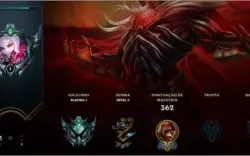 Conta League of legends Platina 1 74 pdl - 114 skins