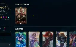 Conta League of legends - +-1600 skins