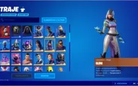CONTA FORTNITE COM GLOW E SKIN DA INTEL
