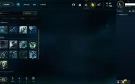 Conta Lol - Skin UFO Corki - Ouro 4 - 63 campeoes e 61 skins