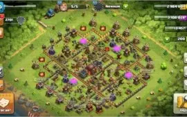 clash of clans cv10 semi full mais conta clash royale