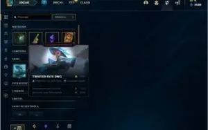 Conta Platina 4 com 7 Skins e 26 Champs