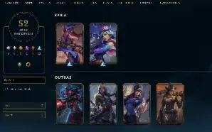 Conta League of Legends Full Acesso - 59 Champs e 52