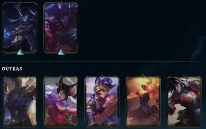 Conta League of Legends Full Acesso - 59 Champs e 52