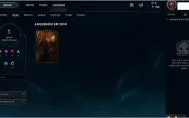 Conta lol, platina 5