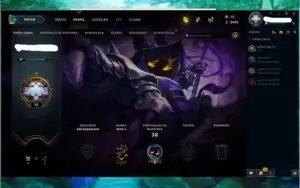 CONTA DE LOL  25 CHAMPS + 2 SKINS SEM ELO !!
