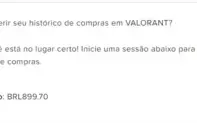 Conta Valorant OURO 2, PACOTE ORIGEM E 20K DE VP