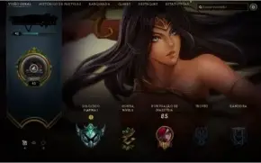 Conta lol Platina 1 com mmr d1/d2 75% de Win rate