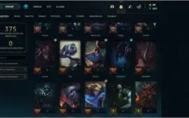 Conta de League of legends e Valorant
