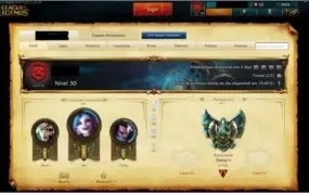 Conta Platina LOL barata Borta Gold com skins