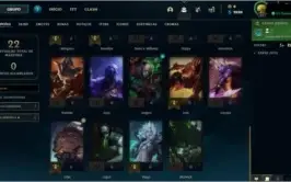 Conta platina 4 com 64% winrate
