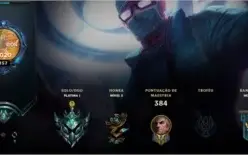 Conta league of legends platina 1 83 skins