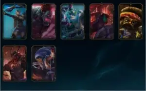 Conta league of legends platina 1 83 skins