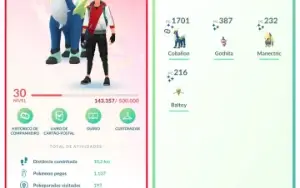 Conta Pokemon GO Nivel 30 - Cobalion Shiny