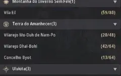 Conta Black desert 740gs anel comerciante