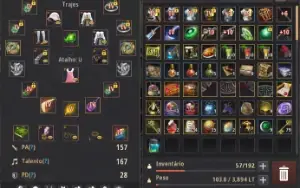 Conta Black desert 740gs anel comerciante