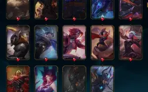 Conta lol + conta valorant muitas skins em ambos lvl 1190
