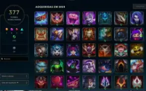 Conta lol + conta valorant muitas skins em ambos lvl 1190