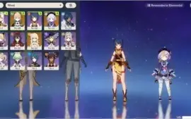 Conta Genshin Impact [Jean com Falção,Qiqi]