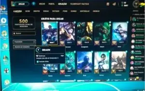 Vendo conta de league of legends platina 3