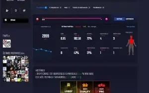 Conta LEVEL 20 GamersClub (GC) e LEVEL 10 FaceIt