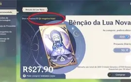 Conta Genshin Impact Kazuha e Keqing AR 37