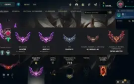 Conta Mestre 2023 (Grao Mestre 2022) +500 Skins
