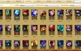 VENDO CONTA GOLD III, 62 CHAMPIONS, 16 SKINS, 2 PAG DE RUNAS