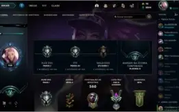 Conta League of Legends full skin