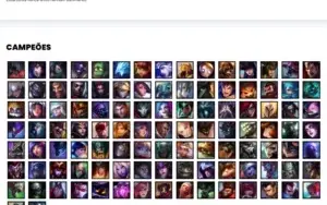 Conta Unranked com 98 Skins e 107 Champs