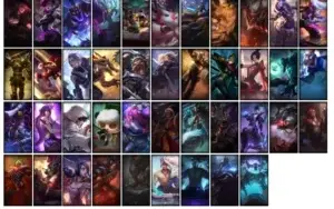 Conta Unranked com 98 Skins e 107 Champs