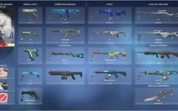 Conta de VALORANT com FACA DA FRAGÃO e MAIS SKINS