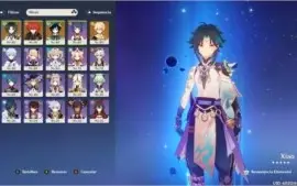 (BR)  🔴 CONTA GENSHIN ⭐AR 55⭐  Diluc (C1), Xiao, Venti