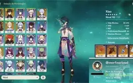 CONTA GENSHIN 7 T5, XIAO, ZHONG, HU TAO+, 4 ARMAS T5 AR 55⭐✨