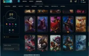 Conta de lol ouro 1
