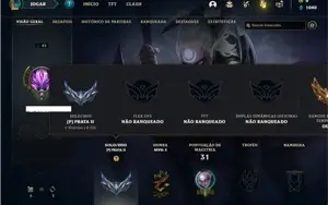 Conta prata 2 com 28 Champs e 7 Skins + 10 Espolios