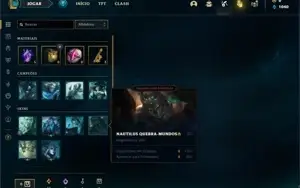 Conta prata 2 com 28 Champs e 7 Skins + 10 Espolios