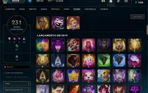Conta Diamante 2 atualmente 250+ skins, emote qiyana chall