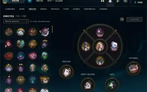 Conta Diamante 2 atualmente 250+ skins, emote qiyana chall