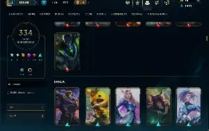 Esmeralda 3 com TODOS os champs e 334 Skins ( JG / TOP )