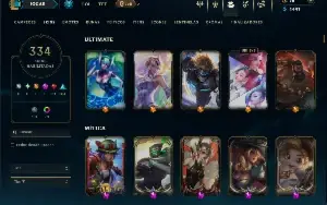 Esmeralda 3 com TODOS os champs e 334 Skins ( JG / TOP )