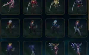 Conta Diamante III - Todos os Champions + 38 Skins